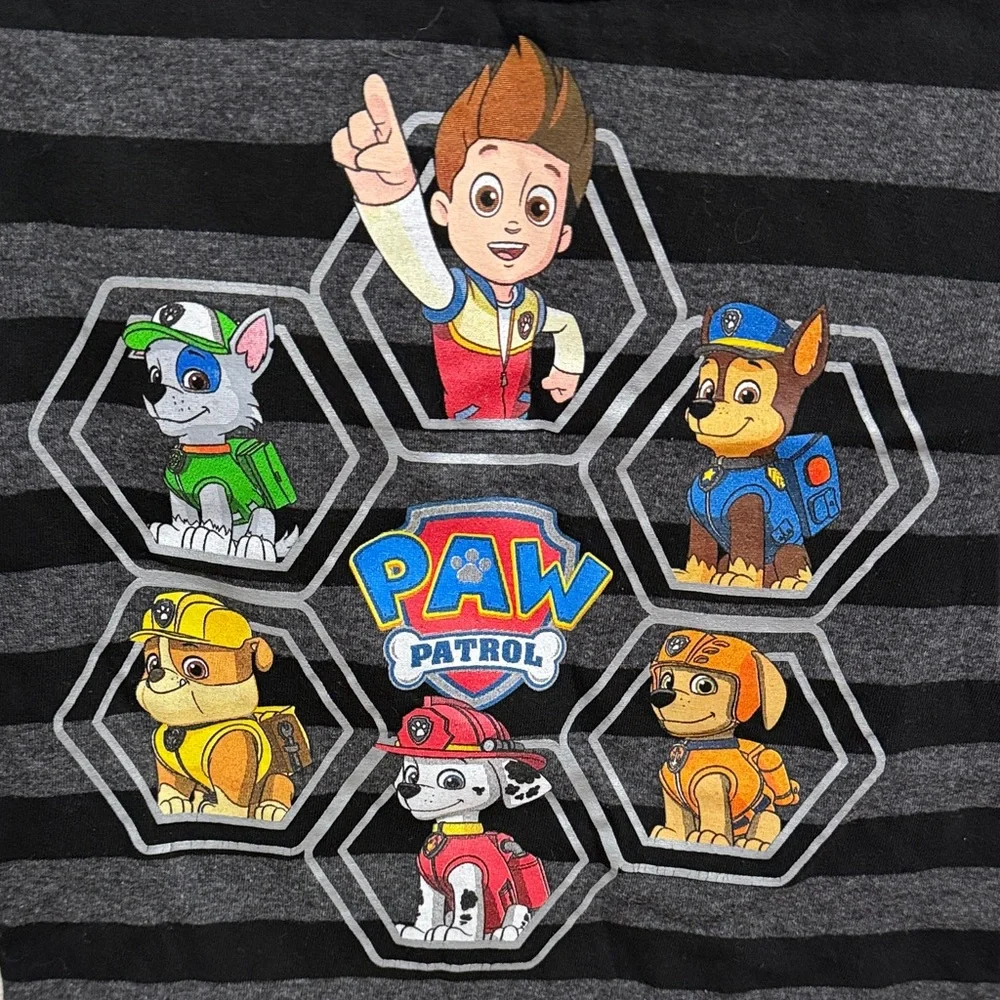 Nickelodeon Paw Patrol Black and Gray Tee
